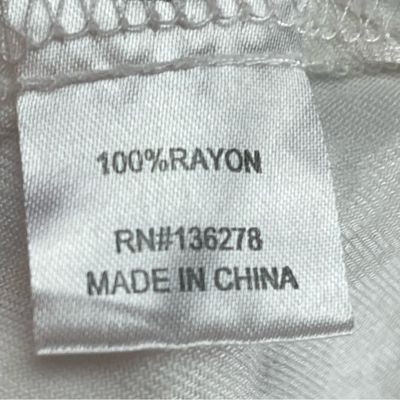 Poema boho style swing tank top size medium cream with multicolor design - Picture 5 of 5